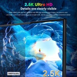 ZEUSLAP Portable Monitor Touch Screen 16" 2.5K 144hz Travel Display 2560*1600 For Laptop Computer Game Consoles Gift Man Gifts