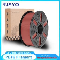 JAYO PETG Clear 3D Printer Filament 1.75 ±0.02mm 1.1kg/roll High Toughness Neatly Wound Filament Fit Most FDM Printer