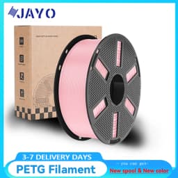 JAYO PETG Clear 3D Printer Filament 1.75 ±0.02mm 1.1kg/roll High Toughness Neatly Wound Filament Fit Most FDM Printer