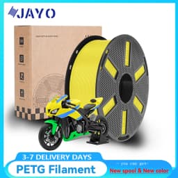 JAYO PETG Clear 3D Printer Filament 1.75 ±0.02mm 1.1kg/roll High Toughness Neatly Wound Filament Fit Most FDM Printer