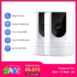 BoyKeep Indoor Security Baby Camera Home Security Wifi 1080P Pet Dog 2-Way Talk Camera with Phone App Motion Detection K11
