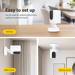 BoyKeep Indoor Security Baby Camera Home Security Wifi 1080P Pet Dog 2-Way Talk Camera with Phone App Motion Detection K11