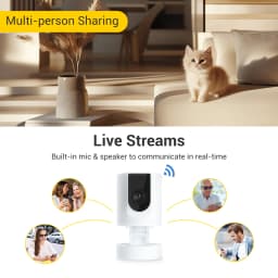 BoyKeep Indoor Security Baby Camera Home Security Wifi 1080P Pet Dog 2-Way Talk Camera with Phone App Motion Detection K11