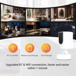 BoyKeep Indoor Security Baby Camera Home Security Wifi 1080P Pet Dog 2-Way Talk Camera with Phone App Motion Detection K11