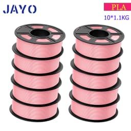 JAYO 3D Filament PLA 8Rolls 10Rolls 175mm 3D Printing No Bubbles No Drawing Smooth Multiple Colors Optional 11kg For 3D Printing