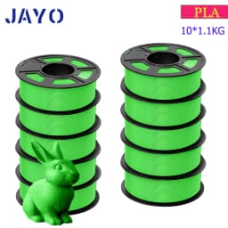 JAYO 3D Filament PLA 8Rolls 10Rolls 175mm 3D Printing No Bubbles No Drawing Smooth Multiple Colors Optional 11kg For 3D Printing