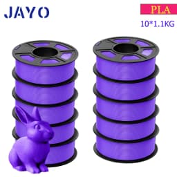 JAYO 3D Filament PLA 8Rolls 10Rolls 175mm 3D Printing No Bubbles No Drawing Smooth Multiple Colors Optional 11kg For 3D Printing