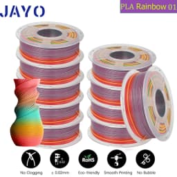 JAYO 3D Filament PLA 8Rolls 10Rolls 175mm 3D Printing No Bubbles No Drawing Smooth Multiple Colors Optional 11kg For 3D Printing