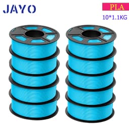 JAYO 3D Filament PLA 8Rolls 10Rolls 175mm 3D Printing No Bubbles No Drawing Smooth Multiple Colors Optional 11kg For 3D Printing