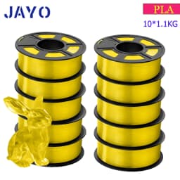 JAYO 3D Filament PLA 8Rolls 10Rolls 175mm 3D Printing No Bubbles No Drawing Smooth Multiple Colors Optional 11kg For 3D Printing