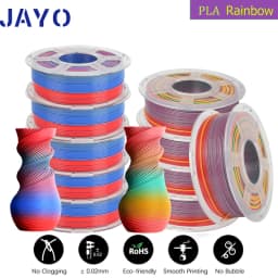 JAYO 3D Filament PLA 8Rolls 10Rolls 175mm 3D Printing No Bubbles No Drawing Smooth Multiple Colors Optional 11kg For 3D Printing