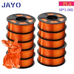 JAYO 3D Filament PLA 8Rolls 10Rolls 175mm 3D Printing No Bubbles No Drawing Smooth Multiple Colors Optional 11kg For 3D Printing