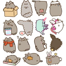 10/30/50pcs Kawaii Chunky Cat Stickers Cute Decorative Stationery Scrapbook Notebook Phone Diary DIY Waterproof Kids Sticker Toy