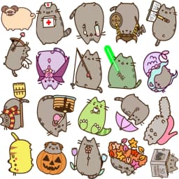 10/30/50pcs Kawaii Chunky Cat Stickers Cute Decorative Stationery Scrapbook Notebook Phone Diary DIY Waterproof Kids Sticker Toy
