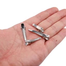 20/50pcs 25-60mm Hair Clip For Jewelry Making Single Prong Alligator Hairpin With Teeth Blank Setting Base For DIY Hair Clips