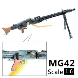 1/6 Scale MG42 Toy Gun Model Assembly Puzzles Building Bricks Gun Soldier Machine Gun Fit 12"Action Figure