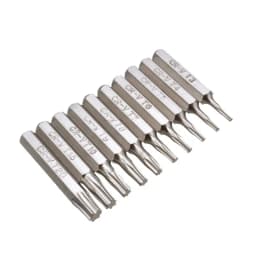 10PCS CR-V Torx Screwdriver Bits Set T3 T4 T5 T6 T7 T8 T9 T10 T15 T20 Mobile Repair Bit Plum Blossoms Repairing Head M89B