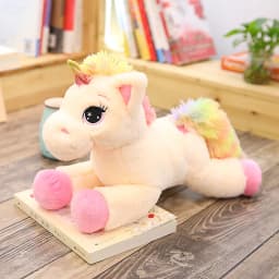 40/60/80cm Stuffed Animal Dolls Kawaii Cartoon Rainbow Unicorn Plush toys Present Toys Birthday Gift