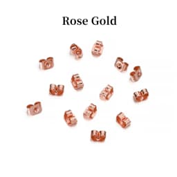 200pcs/lot Earring Studs Backs Stopper Scrolls Ear Post Butterfly For Jewelry Making DIY Blocked Caps Earring Backs Stoppers Ear