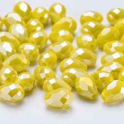 6x8mm Austria Faceted Teardrop Glass Beads AB Color Waterdrop Crystal Beads Loose Spacer Beads for Jewelry Making DIY Bracelet