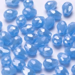 6x8mm Austria Faceted Teardrop Glass Beads AB Color Waterdrop Crystal Beads Loose Spacer Beads for Jewelry Making DIY Bracelet