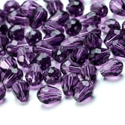 6x8mm Austria Faceted Teardrop Glass Beads AB Color Waterdrop Crystal Beads Loose Spacer Beads for Jewelry Making DIY Bracelet