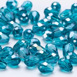 6x8mm Austria Faceted Teardrop Glass Beads AB Color Waterdrop Crystal Beads Loose Spacer Beads for Jewelry Making DIY Bracelet