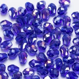 6x8mm Austria Faceted Teardrop Glass Beads AB Color Waterdrop Crystal Beads Loose Spacer Beads for Jewelry Making DIY Bracelet