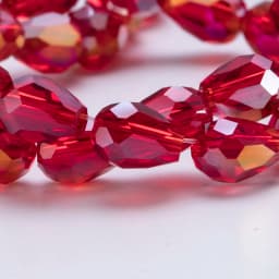 6x8mm Austria Faceted Teardrop Glass Beads AB Color Waterdrop Crystal Beads Loose Spacer Beads for Jewelry Making DIY Bracelet