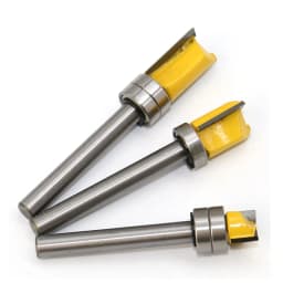 1pc Bearing Flush Trim Router Bit for Wood 6mm Shank Straight Bit Tungsten Woodworking Milling Cutter Tool