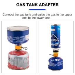 Widesea Camping Stove Propane Refill Adapter Gas Burner Gas Filling Butane Cylinder Tank LPG Saver Camping Equipment