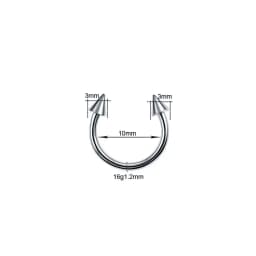 1PC G23 Titanium Nose Rings Lip Eyebrow Piercings Ear Septum Helix Cartilage Piercing Labret Nariz Septum Piercings Body Jewelry