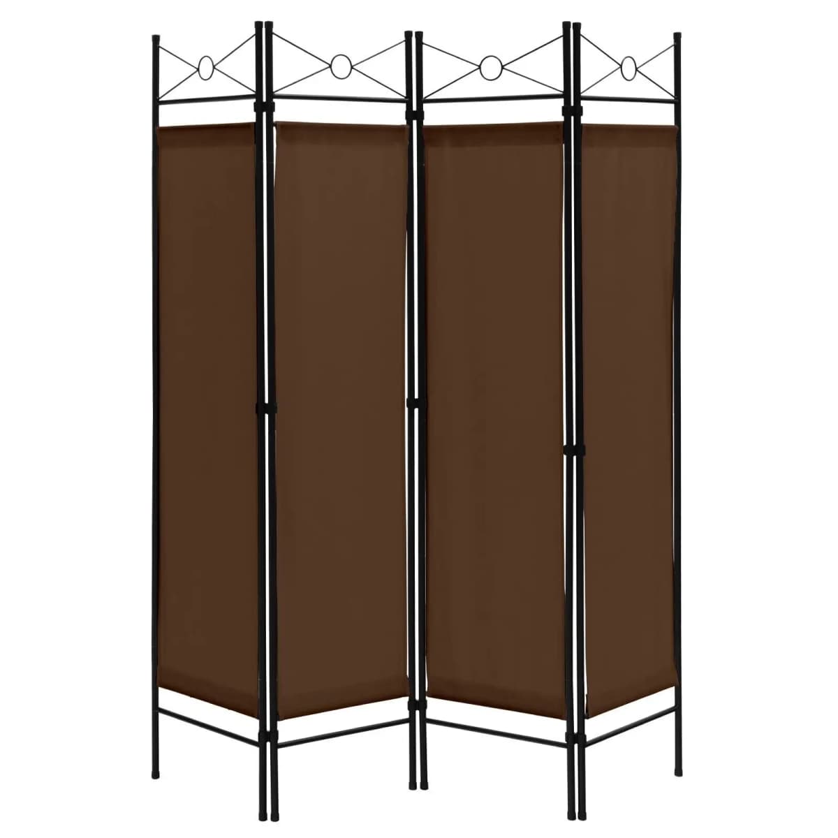 GOFLAME 4-Panel Room Divider Folding Privacy Screen Freestanding Protective Partition