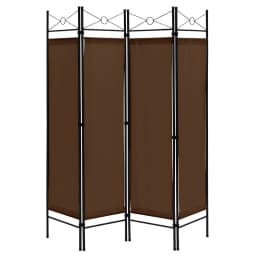 GOFLAME 4-Panel Room Divider Folding Privacy Screen Freestanding Protective Partition