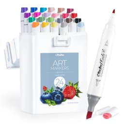 Ohuhu Kaala Marker Pen Set Color Markers Alcohol Art Markers Refillable Dual Tips Sketching Drawing Manga School Art Supplies