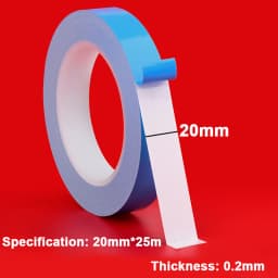 25M Double Side Thermal Conductive Tape 5-25mm Width Blue Heat Transfer Tape Adhesive Cooling Heatsink for Computer CPU GPU