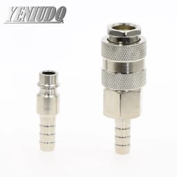 Pneumatic Fitting European Standard EU Euro Type Air Line Quick Coupling Connector Coupler Adapter For Air Compressor Hose Barb