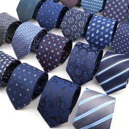 Classic Blue Red Gray Men's Tie Business Formal Wedding 8cm Necktie Jacquard Woven Cravat Fashion Shirt Dress Daily Accessories