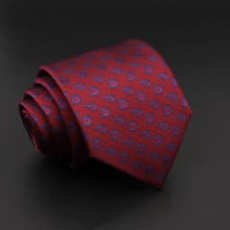 Classic Blue Red Gray Men's Tie Business Formal Wedding 8cm Necktie Jacquard Woven Cravat Fashion Shirt Dress Daily Accessories