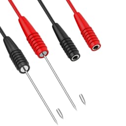 Cleqee P1046 0.7mm Sharp Puncture Needles Piercing Wires with 2mm Inner-spring Socket for Electronic Elactrical Testing