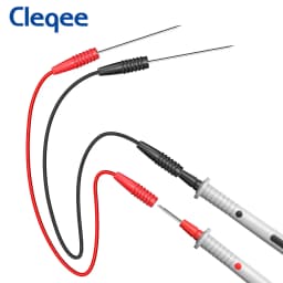 Cleqee P1046 0.7mm Sharp Puncture Needles Piercing Wires with 2mm Inner-spring Socket for Electronic Elactrical Testing