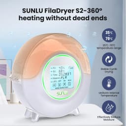 SUNLU S2 Filament Dryer 360° Surrounding Heating Storage Box with Fan LED Touch Screen for 3D Filament Dryer Printing Mate
