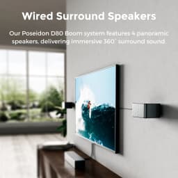 ULTIMEA 7.1 Surround Sound System Sound Bar for TV with Dolby Atmos & APP Control, Home Cinema Bluetooth Speaker with Subwoofer