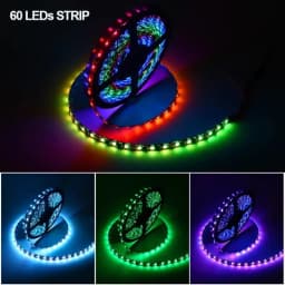 5M 10M DC12V WS2811 RGB LED Strip SP110E Bluetooth APP Controller Pixel Strips Set 5050 SMD 30/60LEDs/m Addressable Full Color