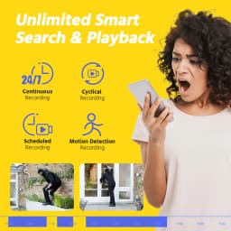 ANNKE 4K 8MP PoE IP Camera Kit H.265+ 8Ch NVR Human/Vehicle Detection IP67 Built-in Mic Motion Detection 2.0 Vision Remote View