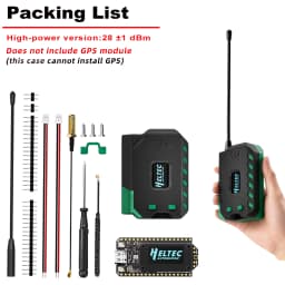 Heltec V4 LoRa 32 with Classic Case ESP32-S3 28dBm High Power Meshtastic Meshcore Node 868MHz 915MHz SX1262 Starter Kit