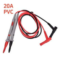 20A Multimeter Test Leads Extra Sharp Steel Needle Extended Universal Fine Tip Silicone PVC  Anti-Freeze Probe Accessories