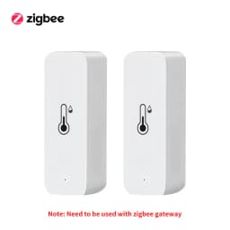 Tuya Zigbee Smart Temperature Humidity Sensor Indoor Hygrometer Thermometer Home Automation Real-time Data Works With Alexa