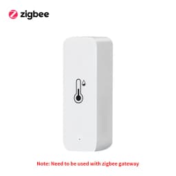 Tuya Zigbee Smart Temperature Humidity Sensor Indoor Hygrometer Thermometer Home Automation Real-time Data Works With Alexa