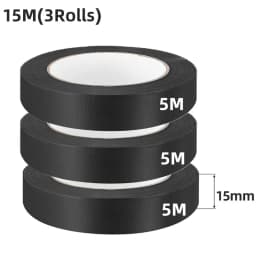 Waterproof Tape PVC Black Electrical Tape Electric Insulation Wire Wrapping Tape Multipurpose Heat-Resistant Adhesive